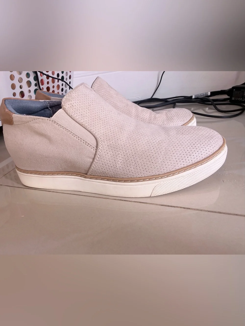 Sorel Men's Slip-On Loafers in Light Beige with Tan Accents Dr s shoes